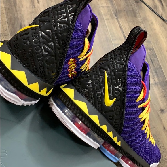 lebron xvi yellow